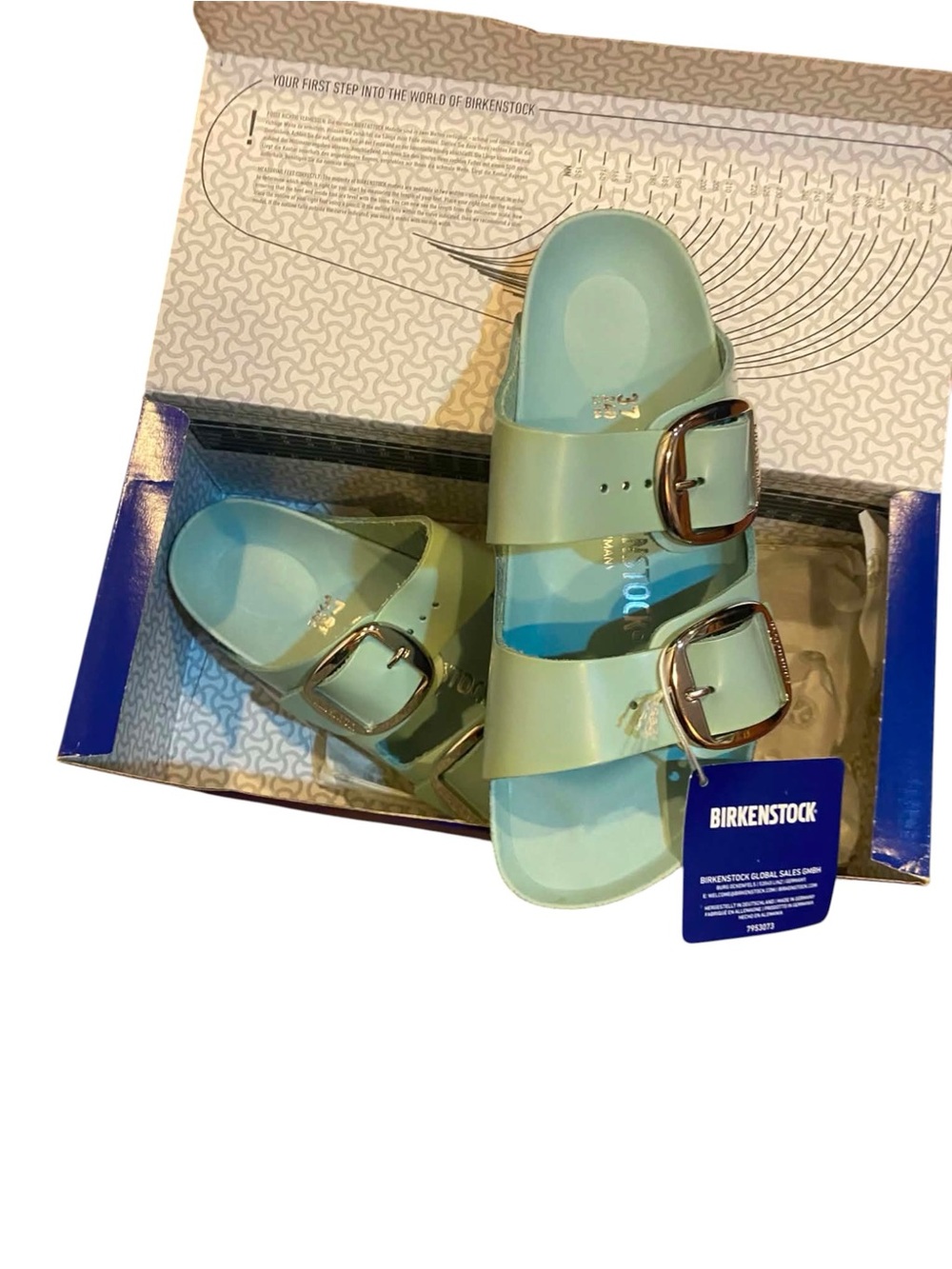 NWT Birkenstock Sandal GREEN Size: 37 - Picture 1 of 5